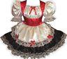Custom Fit Holiday Swiss Maid Adult Lg Baby Sissy Dress Leanne