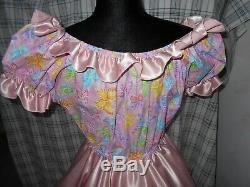 Darling Rainbow Butterflies Adult Baby Little Girl Sissy Dress Custom Size