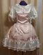 Divine Dress, Pink Satin Sissy Lolita Adult Baby Custom Aunt D