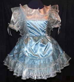 Divine Satin Sissy Lolita Adult Baby Dress Custom Aunt D