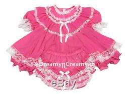 Dreamy Bb Adult Sissy Chiffon Flouncy Baby Dress Set