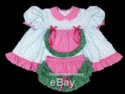 DreamyBB ADULT SISSY STRAWBERRY BABY DRESS SET