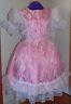 Enchanting Lace And Candy Pink Satin Sissy Lolita Adult Baby Custom Aunt D