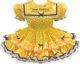 Jessica Custom Fit Yellow Satin Bees Adult Little Girl Baby Sissy Dress Leanne