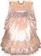 Kimberlina Custom Fit White Satin Ruffle Gown Adult Lg Baby Sissy Dress Leanne