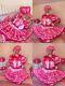 Luxury Satin Organza Lace Sissy Maid Adult Baby 2 Tier Crinoline Wench Dress