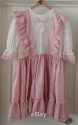 Leanne Pink Adult Baby Sissy Dress XL Never Worn