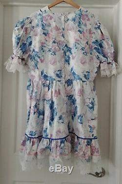 Leanne Pink, Violet & White Adult Baby Sissy Dress XL Never Worn