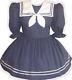 Leticia Custom Fit Sailorette Dots Adult Little Girl Baby Sissy Dress Leanne