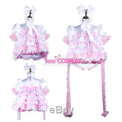 Details about   adult Sissy baby Satin dress Unisex CD/TV Tailor-made # 