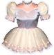 Lucia Custom Fit Pink & Lilac Satin & Organza Adult Lg Baby Sissy Dress Leanne