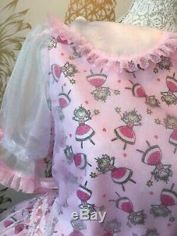 Made To Measure Sissy Maid Adult Baby Fetish Cd/tv Prissy Dress