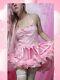 Men's Dress Pink Baby Doll Sexy Lacy Sissy Doll Vary Short Dress Pink All Sizes