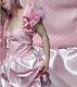 Men's Sissy Baby Pink Unisex Dress Ruffled Lace Puffed Sleeves All Sizes