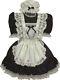 Mildred Custom Fit Satin Maid Adult Baby Lg Sissy Dress & Cap Leanne
