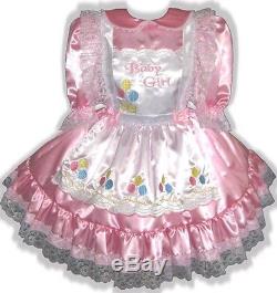 Monisha CUSTOM FIT Adult BABY GIRL Sissy Dress & Pinafore LEANNE