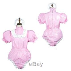 NEW Adult sissy baby PVC Romper vinyl Unisex tailor-madefree shipping