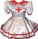 Nettie Custom Fit Nurse Adult Lg Baby Sissy Dress Costume Leanne