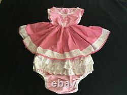 OOAK Adult BABY Sissy Dress and Water proof Diaper cover