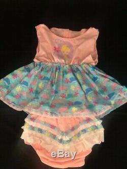 OOAK Barbie Adult baby Sissy Dress and Water proof Diaper cover