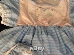 OOAK Cinderella Adult baby Sissy Dress and Water proof Diaper cover