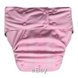 PINK Sissy Adult Baby Cloth Diaper Reusable ONE SIZE Fits Most LEANNE