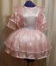 Perky Polka Dot Dress, Pink, Sissy, Adult Baby, Custom Made, Aunt D