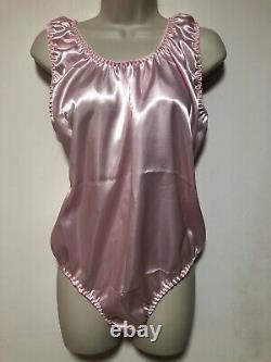Pink Adult Baby Romper Sissy Playsuits For men Chest 44 Custom-made Available
