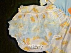 Pooh bear Adult baby Sissy Dress and Diaper cover