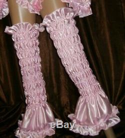 Prissy Sissy Maid Adult Baby CD/TV Baby Pink Elasticiated Arm & Leg Cover Set