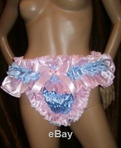 Prissy Sissy Maid Adult Baby Lined Hugging elasticated Pouch Thong Panties