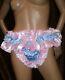 Prissy Sissy Maid Adult Baby Lined Hugging Elasticated Pouch Thong Panties