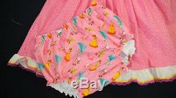 READY 2 SHIP Adult Baby Sissy Nintendo Princess Dress Set PUL Lined Diaper Cover