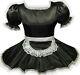 Ready 2 Wear Deluxe Satin French Maid Adult Baby Sissy Girl Dress Leanne