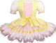 Ready To Wear Pink & Yellow Eyelet Adult Sissy Baby Dress By Leanne's