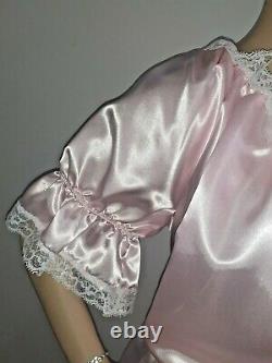 Satin Sissy Dress Adult Baby Maid Cosplay, cross-dresser x dress cross dressing