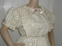 Sexy Sissy Frilly Adult Cotton Leopard Print Party Dress Adult Baby CD Play