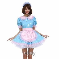Sexy Sissy baby maid mini Pvc Dress cosplay costume Tailor-made