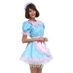 Sexy Sissy baby maid mini Pvc Dress cosplay costume Tailor-made
