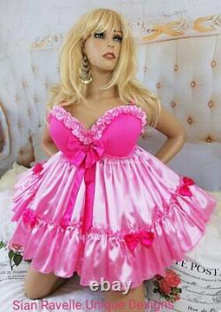 Sian Ravelle LUXURY SISSY SEXY ADULT BABY DOLL BRA DRESS & FRILLY KNICKERS