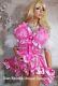 Sian Ravelle Original Luxury Raspberry Pink Sissy Baby Doll Dress Knickers Set