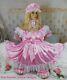 Sian Ravelle Pink Sissy Satin Chiffon Wench Maid Adult Baby Doll Dress 8 Set