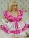 Sian Ravelle Sale Pink White Satin Frilly Sissy Adult Baby Doll Night Play Dress
