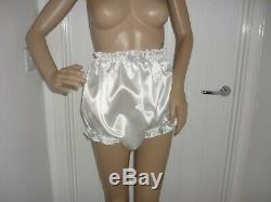 Silky Satin Sissy Adult Baby Party Frilly Dress & 2 Sets Of Big Panties Set