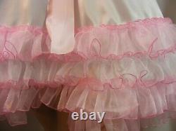 Sissy ADULT baby dress satin babydoll negligee nightie fancydress Lolita