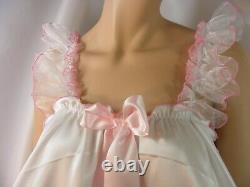 Sissy ADULT baby dress satin babydoll negligee nightie fancydress Lolita