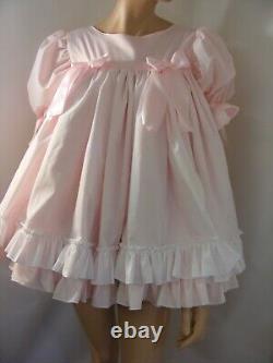 Sissy ADULT baby pink pinny dress very full fancy dress lolita kawaii cosplay