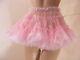 Sissy Adult Baby Fancy Dress Pink Lace Micro Mini Skirt 11long Coplay Lolita
