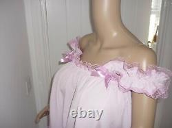 Sissy Adult Baby Frilly Lounge Cami Top & Long Pants Sleep Set Made To Measure