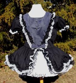 Sissy Baby Dress, Maid, Unisex, Cross Dressing, Cosplay, Size 18 Women, USA